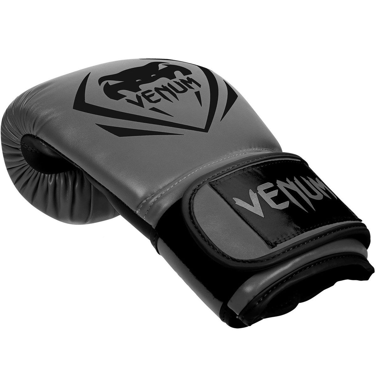 Venum Contender Boxing Gloves - Gray, Premium Synthetic Leather, Multiple Weights
