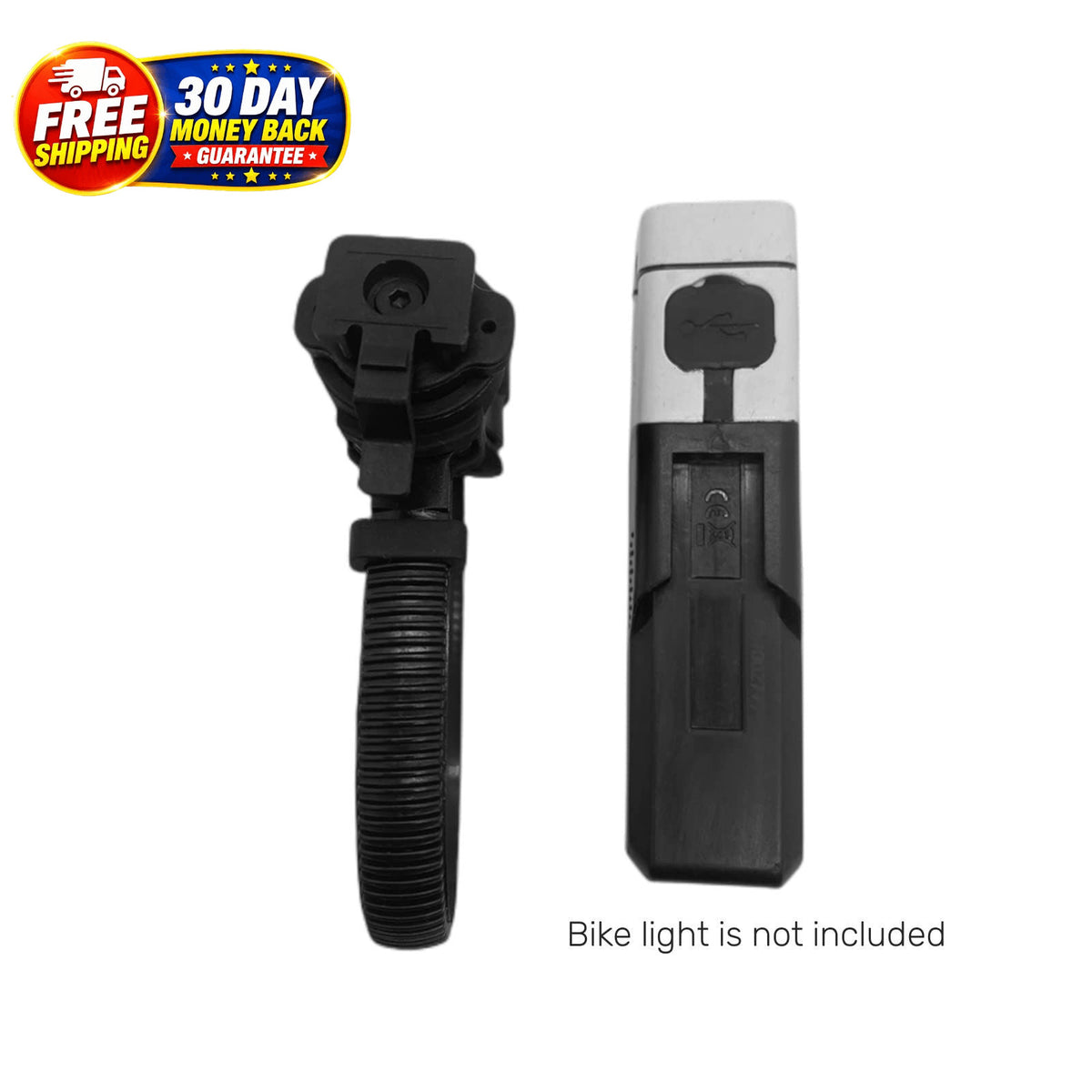 Bike Light Mount Compatible with Trek Bontrager Ion Pro RT - Adjustable Handlebar Strap