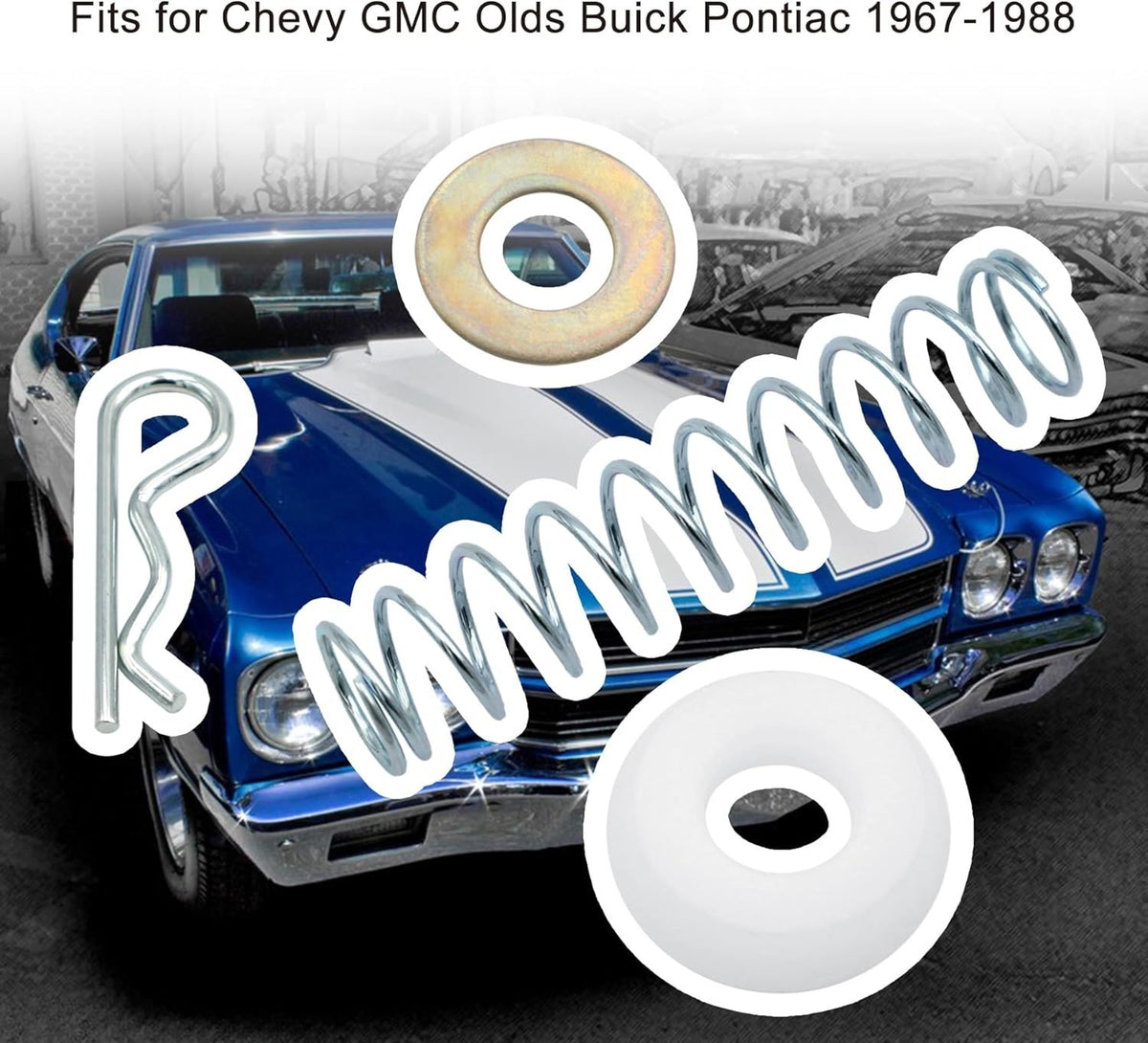 Transmission Shift Linkage Bushing Kit for Chevy GMC Buick Pontiac 1967-1988
