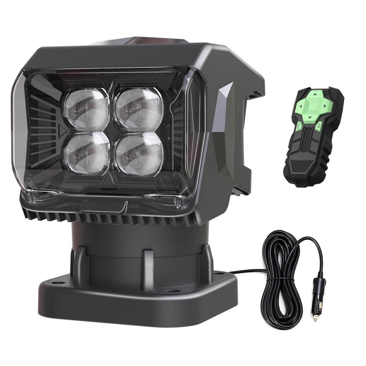 Remote Control LED Spotlight for Truck Off-Road Search Light 50W 360°