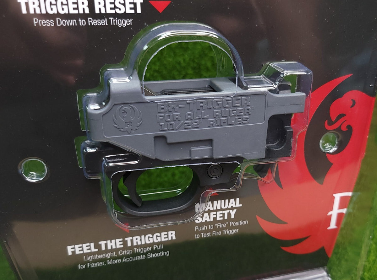 Ruger BX-Trigger Drop-In Rifle Trigger for 10/22 & Charger - Black