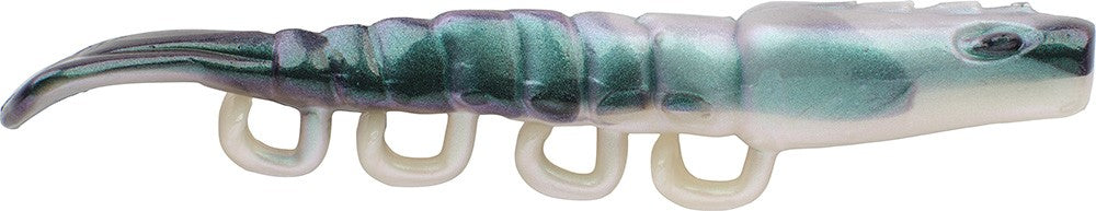 Saltwater Turbo Shrimp Lure - 4 Inch Soft Plastic Fish Bait