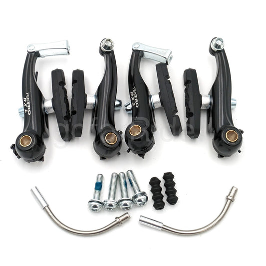 Tektro RX1 Mini-V Brake Set - Cyclocross & Road Bike Linear Pull Black