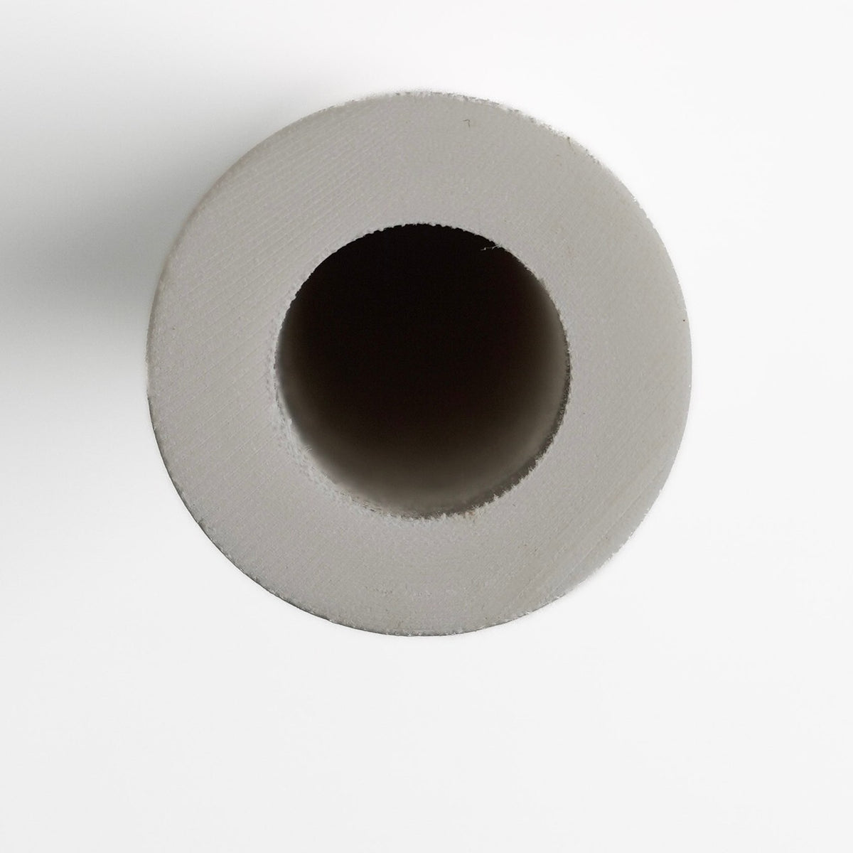Pure White Phenolic Rod 1.375 in w/ .750 in Hole - 1 ft Piece for Cue Building
