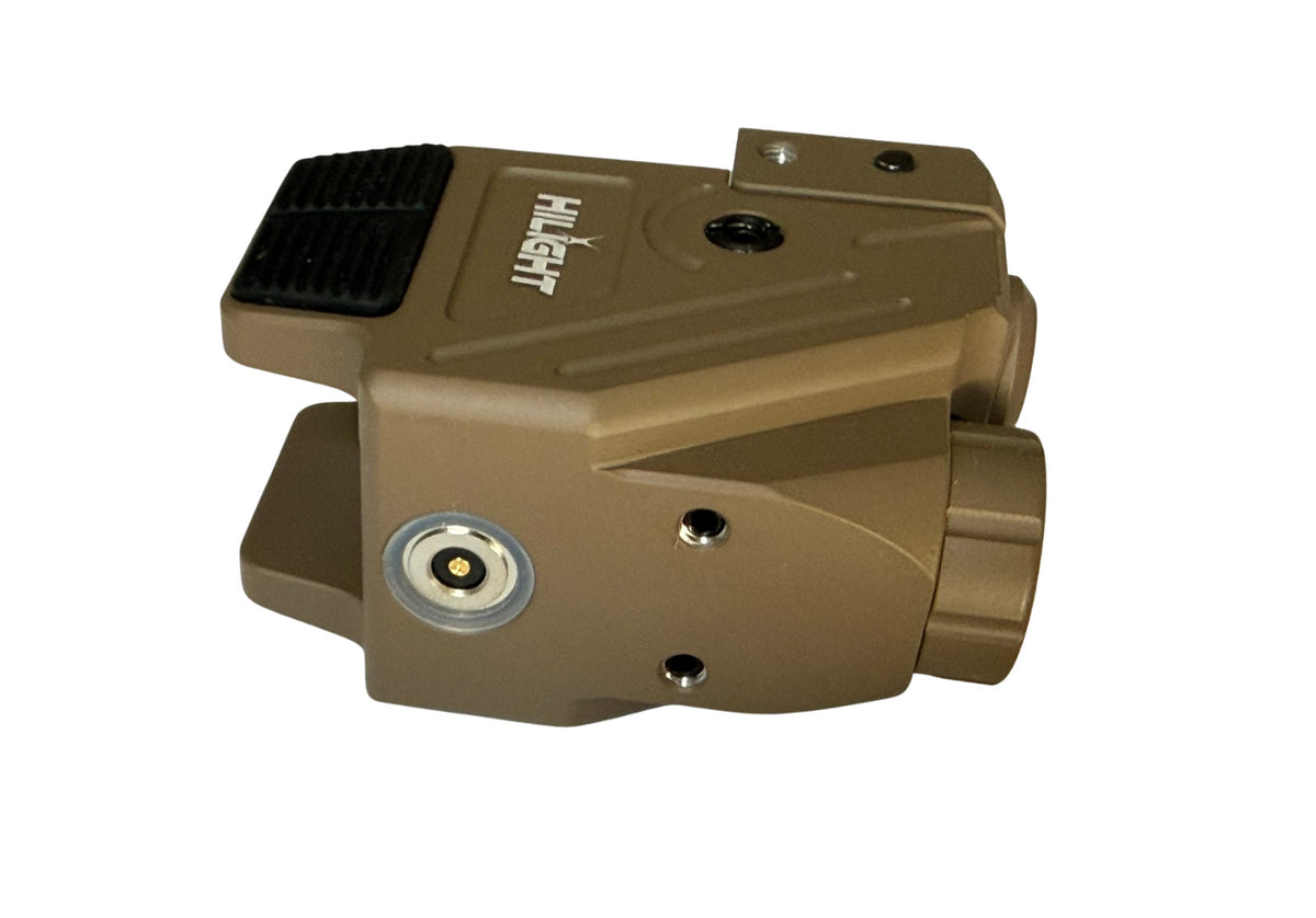 Dual Beam Purple Cyan Handgun Light Laser with 700 Lumens - FDE Cerakote