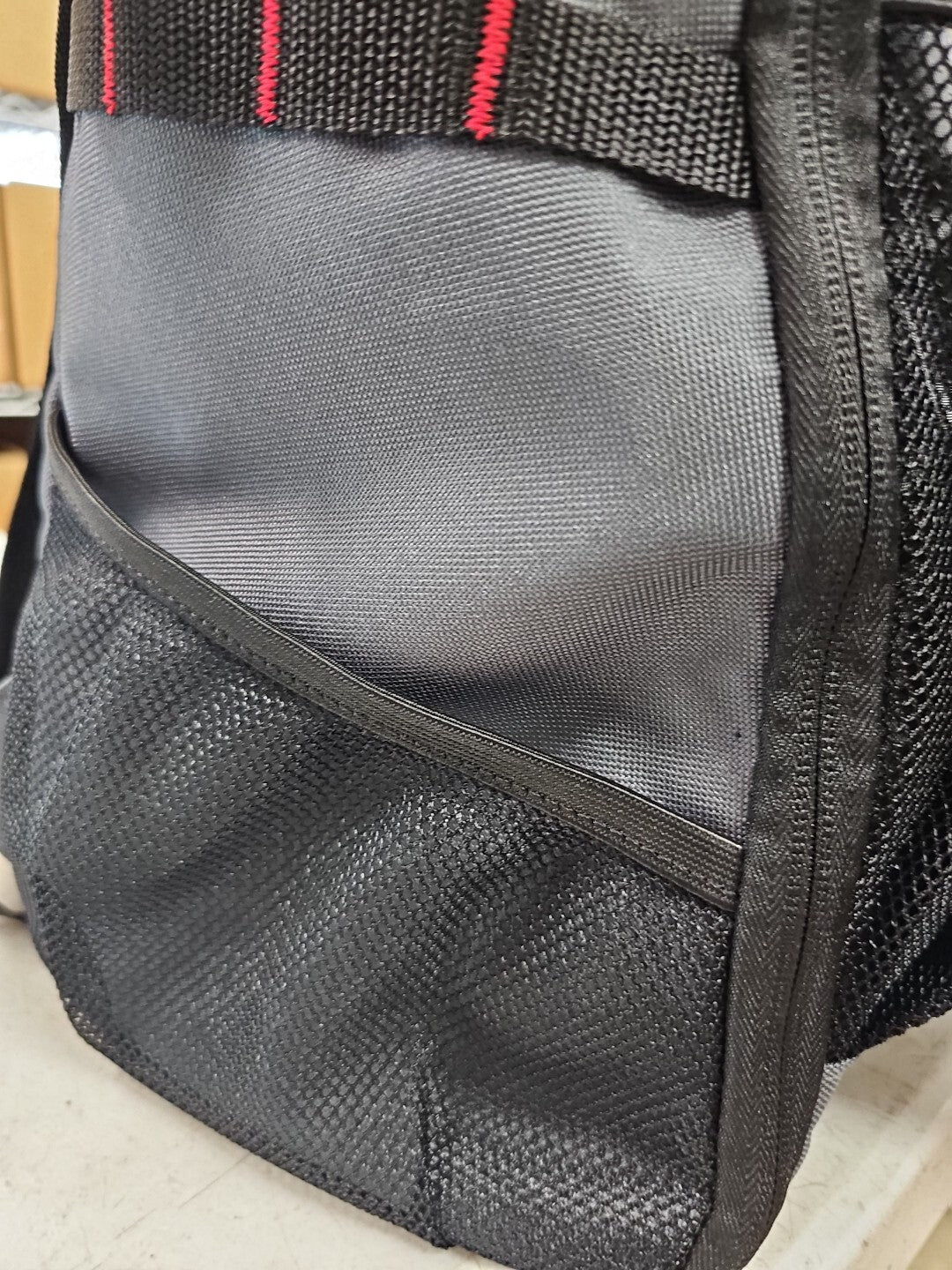 Water-Resistant Fishing Backpack Tackle Box with Pockets - Black