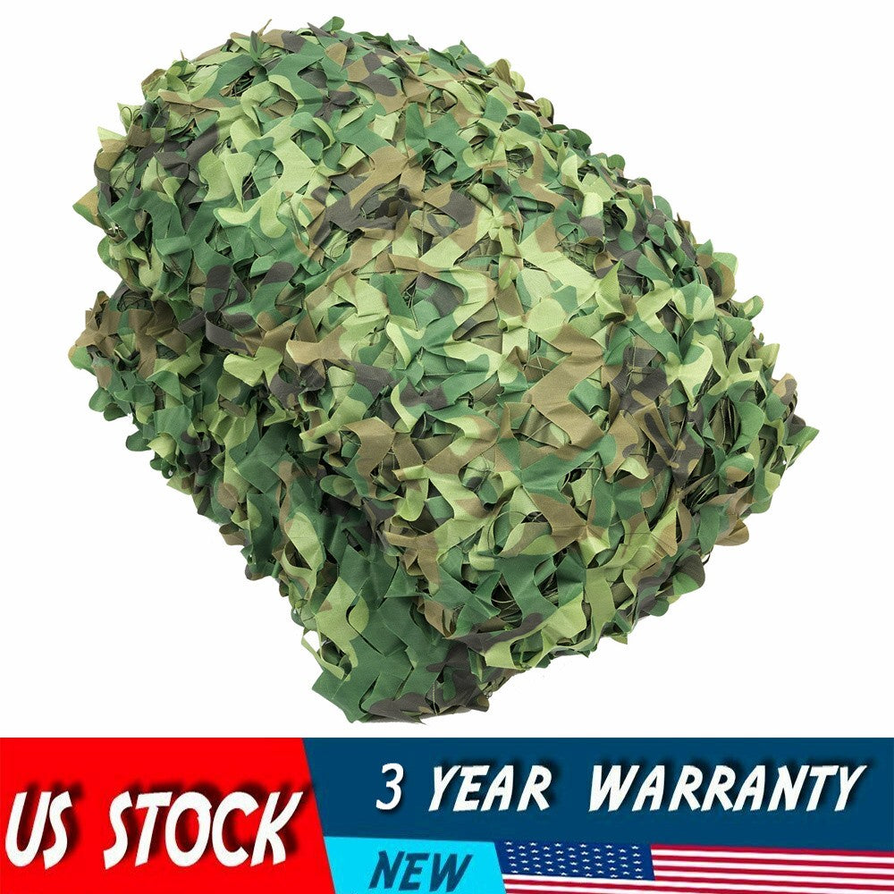 26x26 Camouflage Netting for Military, Hunting, Camping, and Tactical Use
