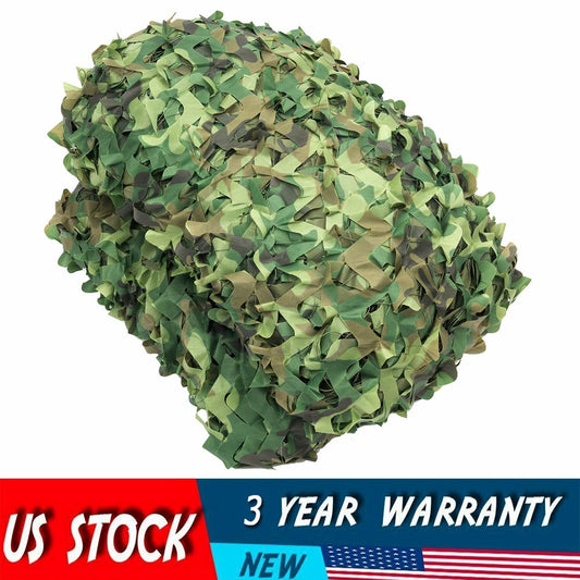 26x26 Camouflage Netting for Military, Hunting, Camping, and Tactical Use