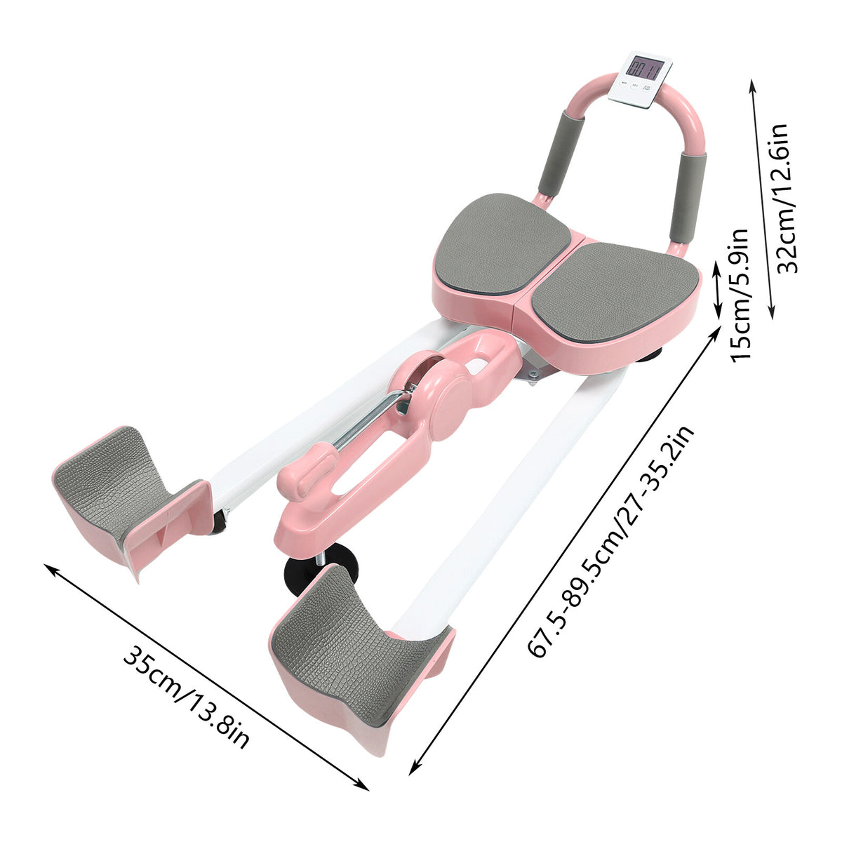 Heavy Duty Leg Stretcher for Flexibility Training, 150kg Capacity, Floor Standing