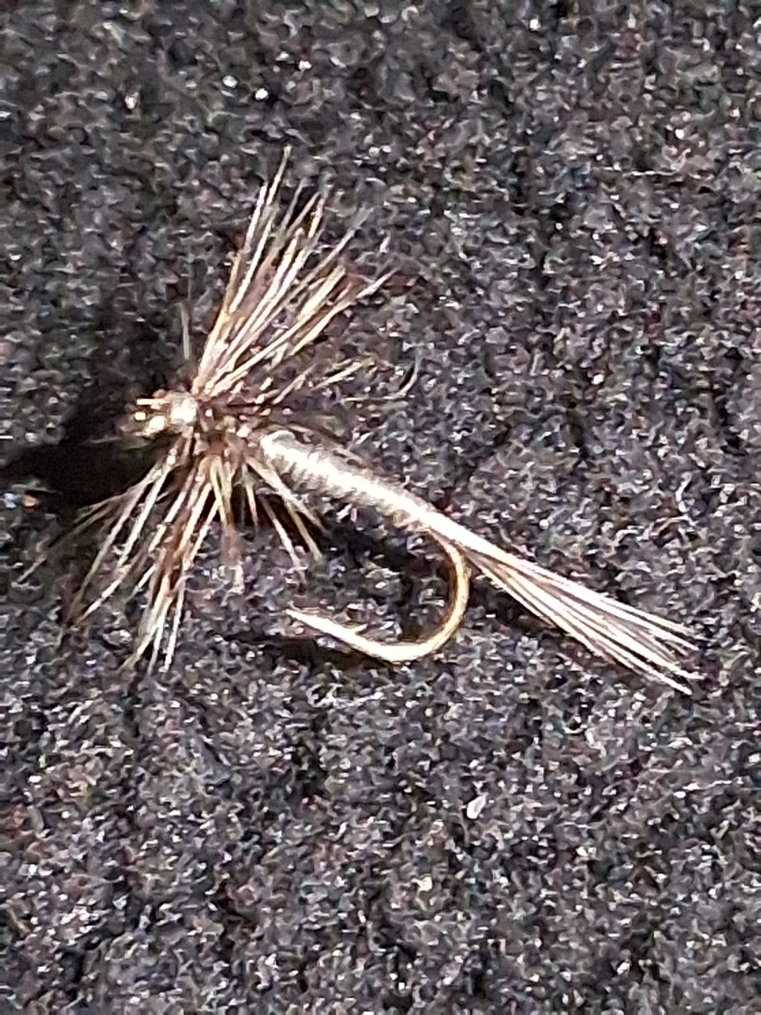 Size 22 Trout Dry Fly - Custom Tied Midge Grizzly Pattern for Fly Fishing