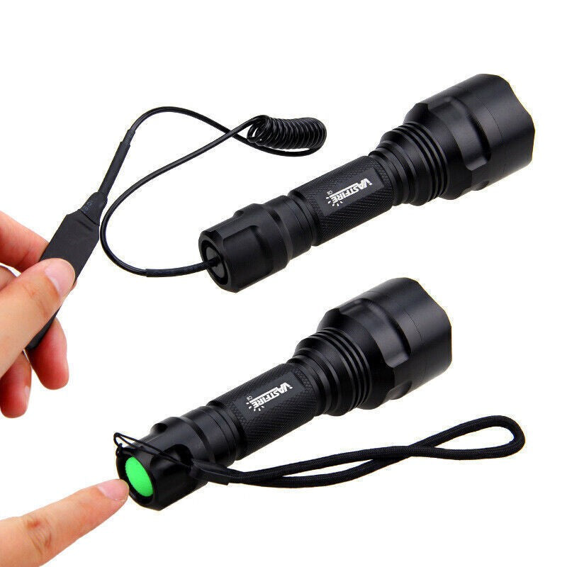 LED Predator Hunting Flashlight with Mount Set for Hog Coyote Varmint