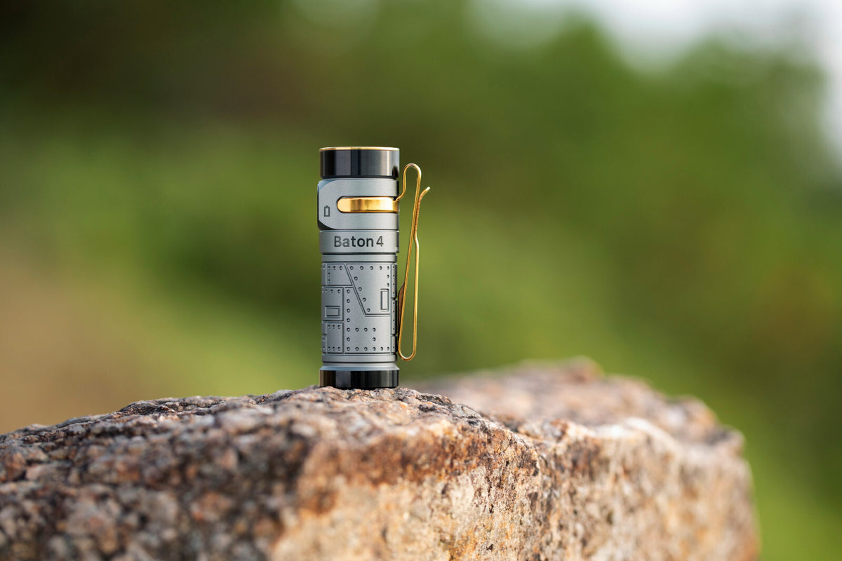 Rechargeable Waterproof LED Flashlight 1300 Lumens, 170 Meters for EDC