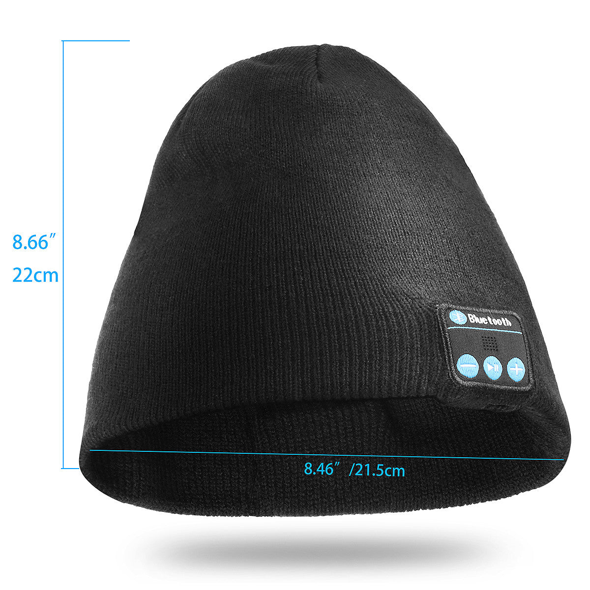 Winter Bluetooth Beanie Hat with Headset and Microphone, Wireless Audio