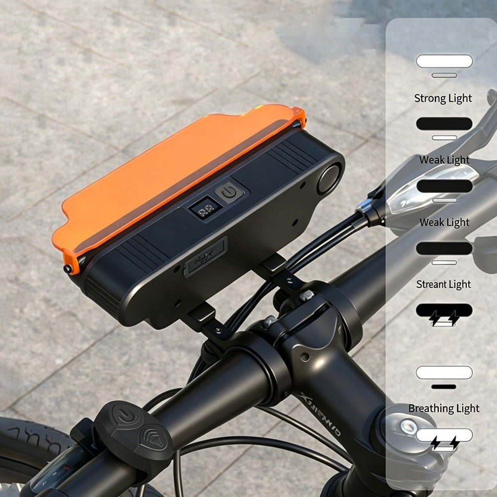 4000mAh Waterproof USB Rechargeable Bike Headlight with Remote Control