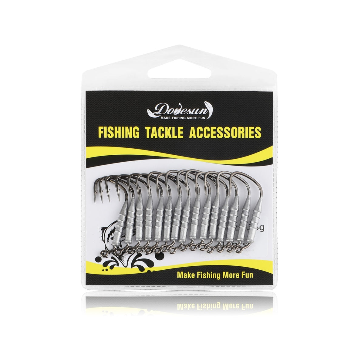 15pcs Hover Rig Jigheads for Bass & Walleye Swimbaits - Multiple Sizes & Models