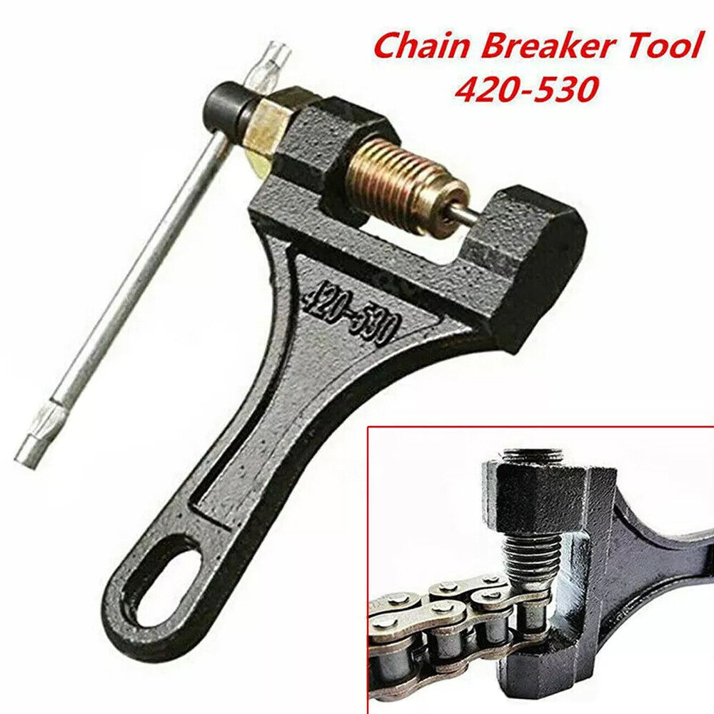 Bicycle Chain Breaker Tool for 420-530 Chain Links - Dirt Bike Repair