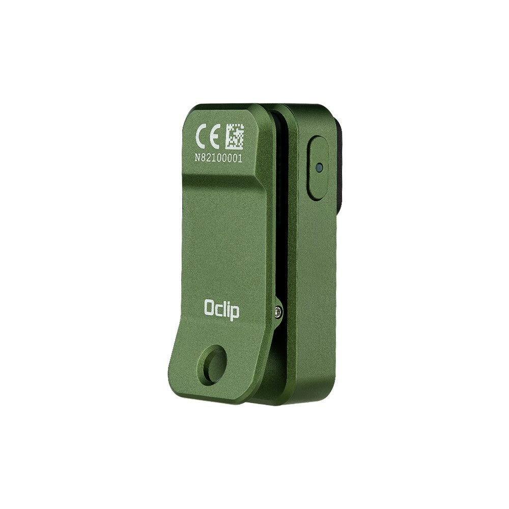 LED Clip-On Flashlight with White and Red Light - 300 Lumens, OD Green