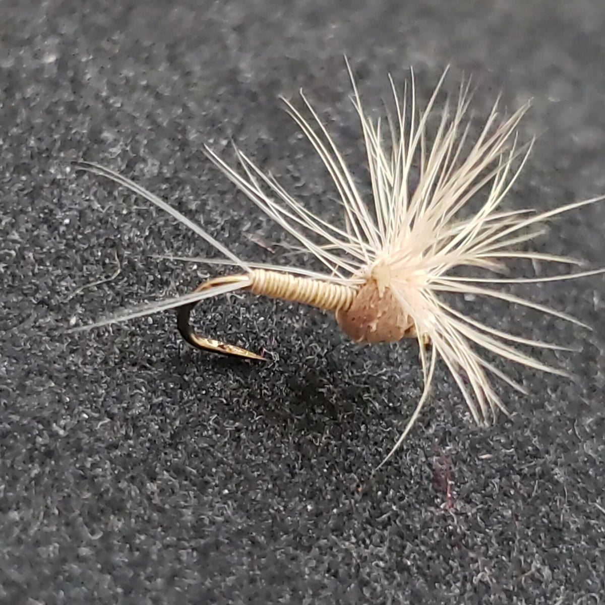 Trout Dry Fly #18 Hackle Stacker Dun Cailll Custom Tied Fly Fishing Flies