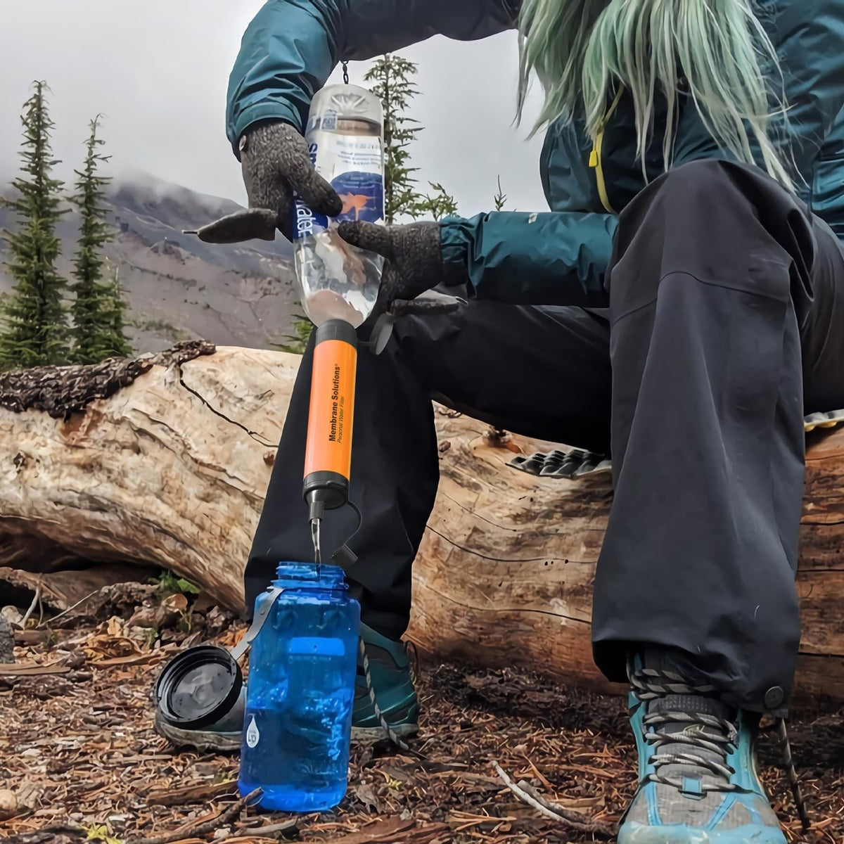 Portable Water Filter Straw for Camping Hiking Survival 5000L