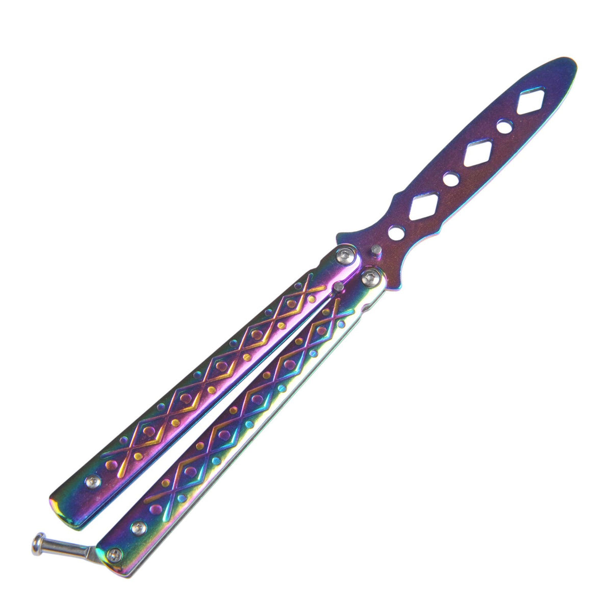Stainless Steel Butterfly Trainer Practice Tool for Fencing & Martial Arts
