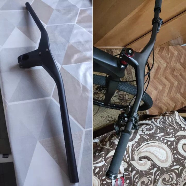 Carbon MTB Handlebar Riser Downhill Mountain Bike Handlebar 7° Integration - Multiple Sizes