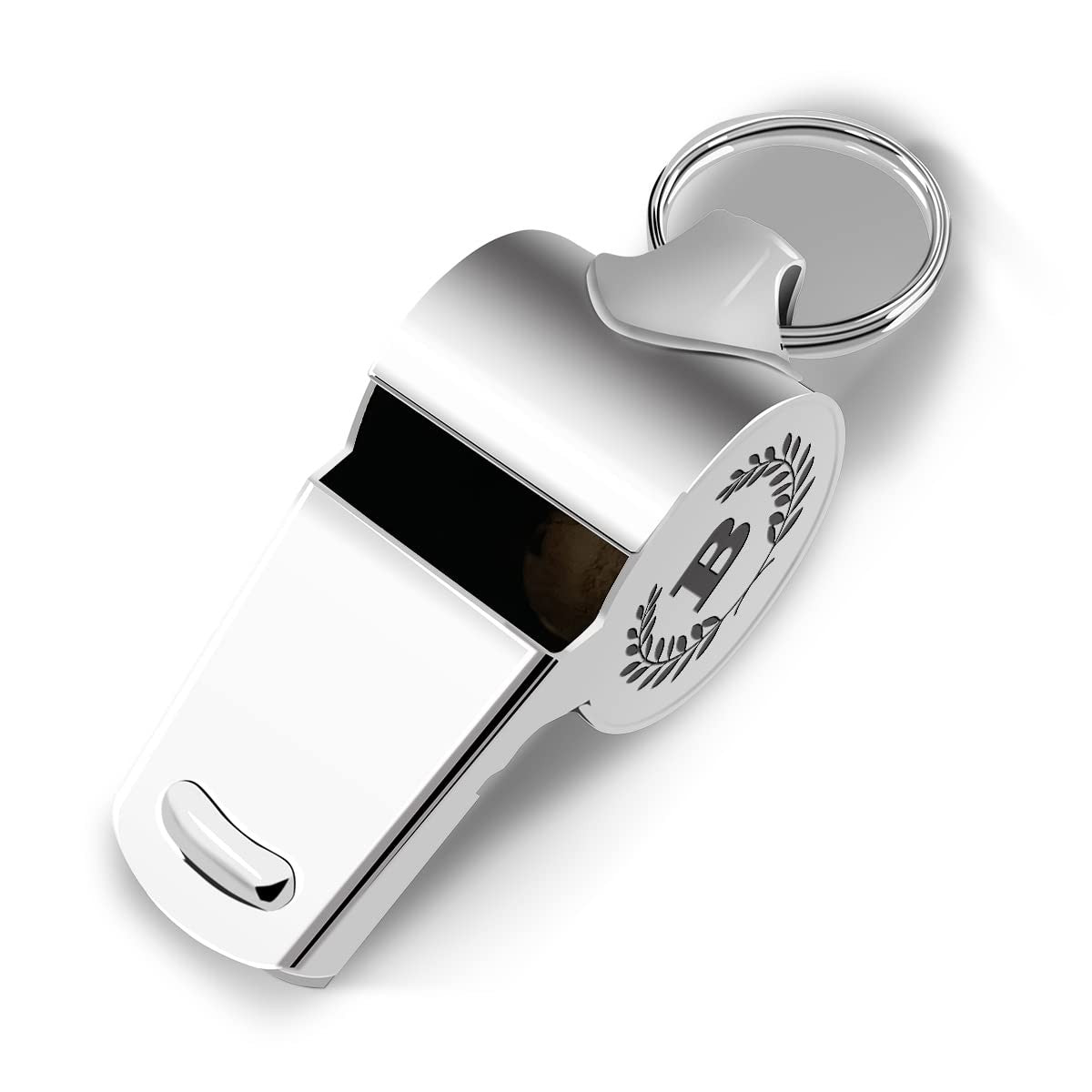 Stainless Steel Whistle with Lanyard - Loud Referee & Training Sounding Device