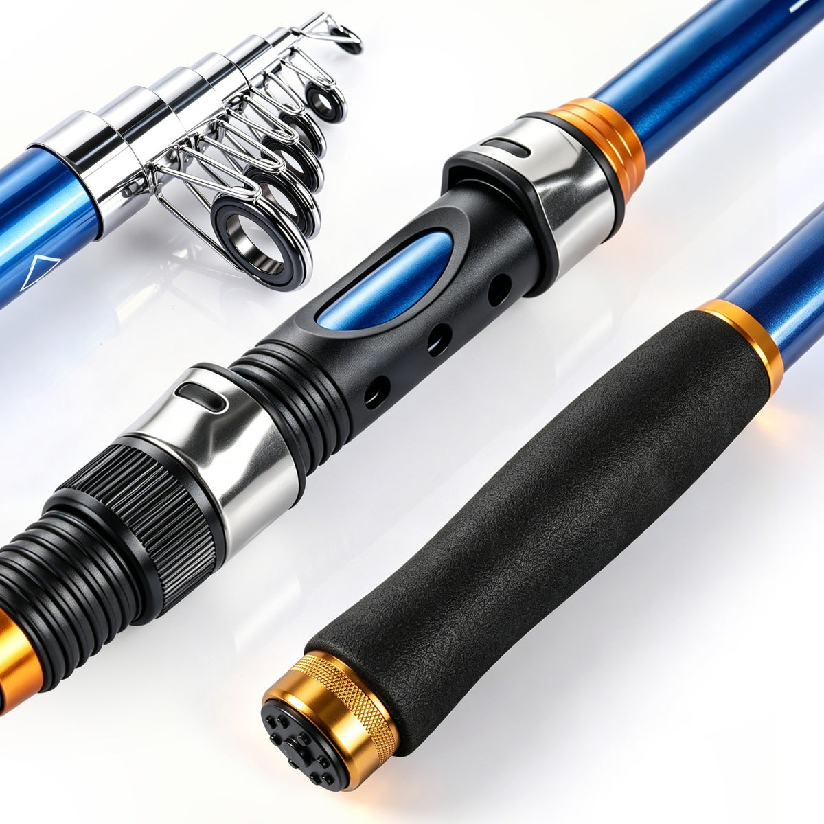 Telescopic Carbon Fiber Fishing Rod High Sensitivity Spinning Rod - Multiple Lengths