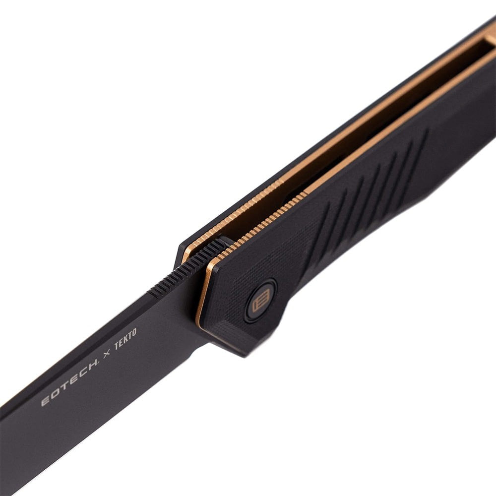 Tekto F1 Alpha EOTech Edition Folding Knife Black D2 Steel