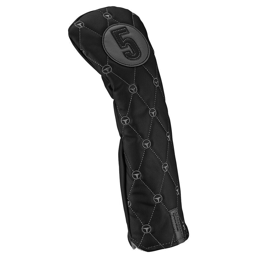 TaylorMade Patterned 5 Fairway Wood Headcover - Black, Stylish Golf Club Cover