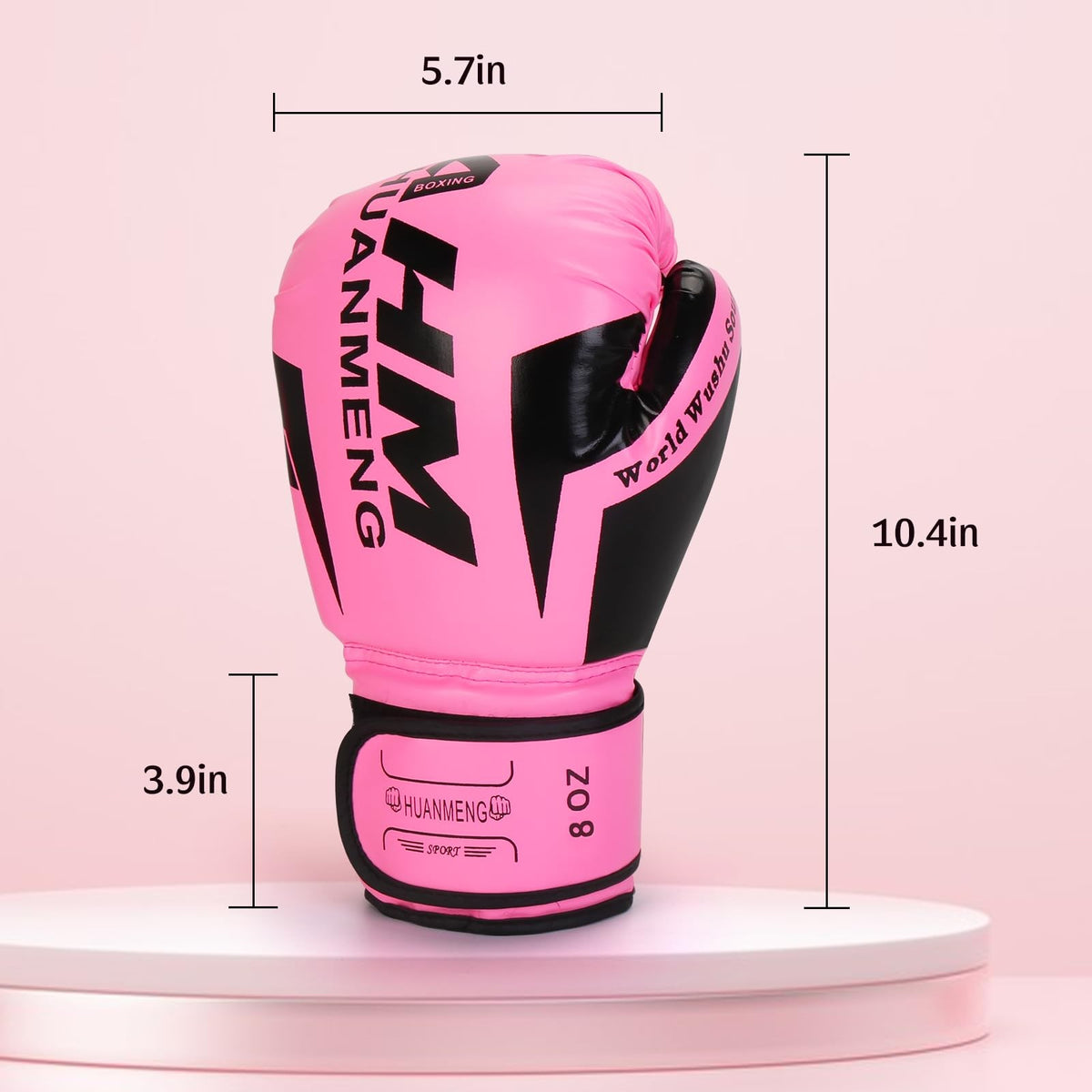Pink Boxing Gloves 8oz for Women - Training & Sparring Gear