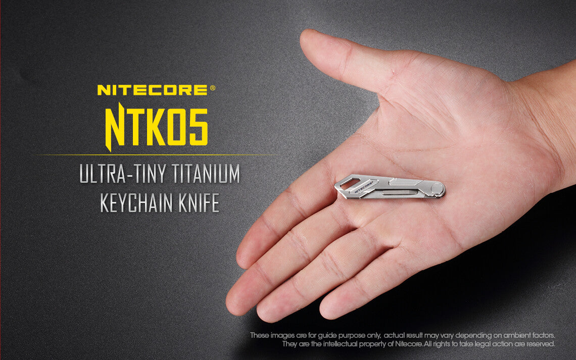 Titanium Folding Scalpel Keychain Knife with Replaceable No. 11 Blade