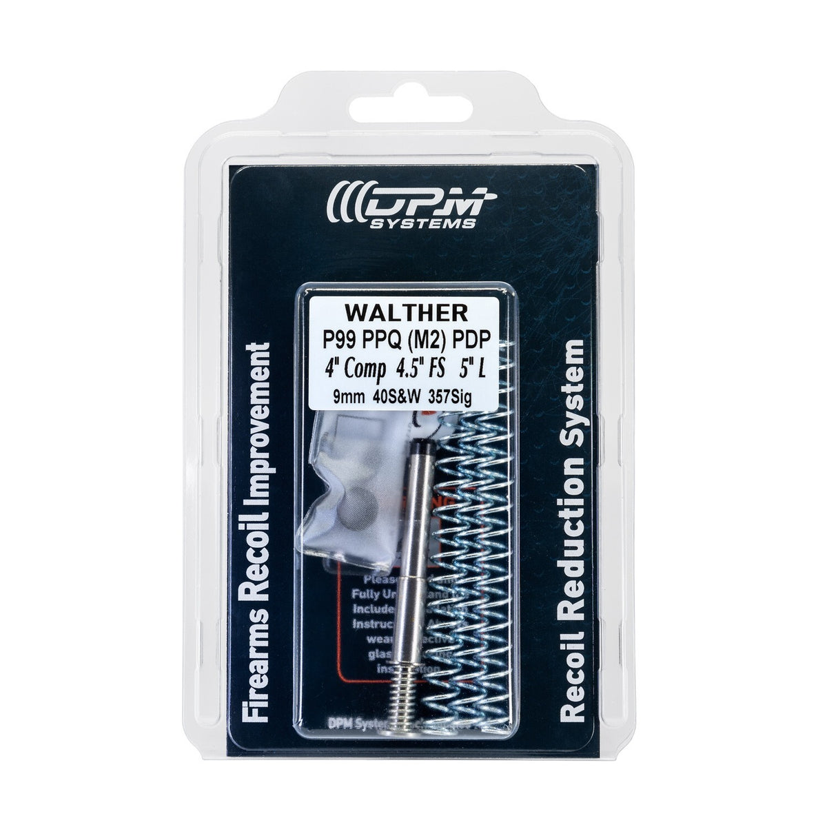 Recoil Guide Rod System for Walther P99 PPQ M2 Long Slide - Recoil Reduction