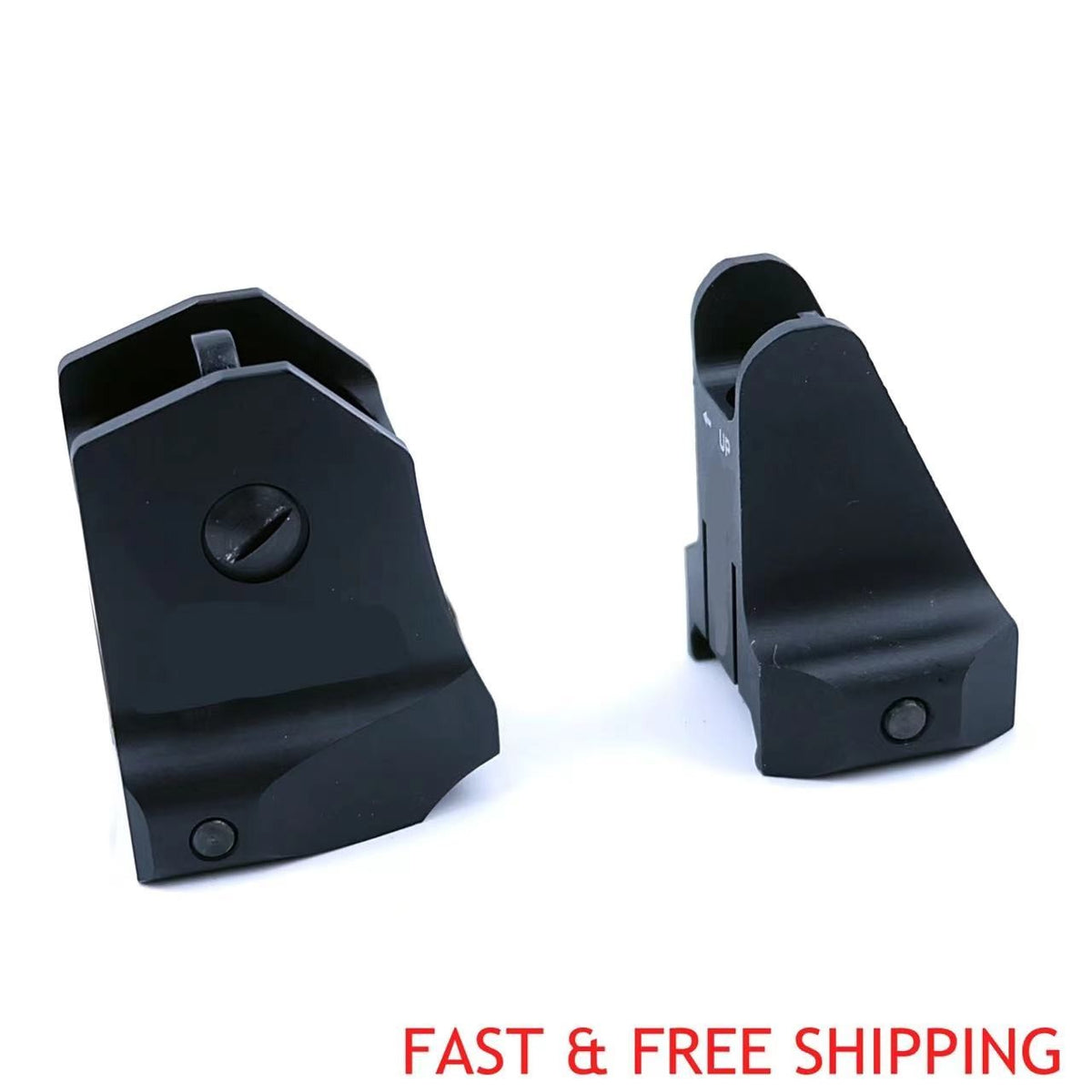 Tactical Low Profile Metal Sights Set for D & D Firearms - Front & Rear