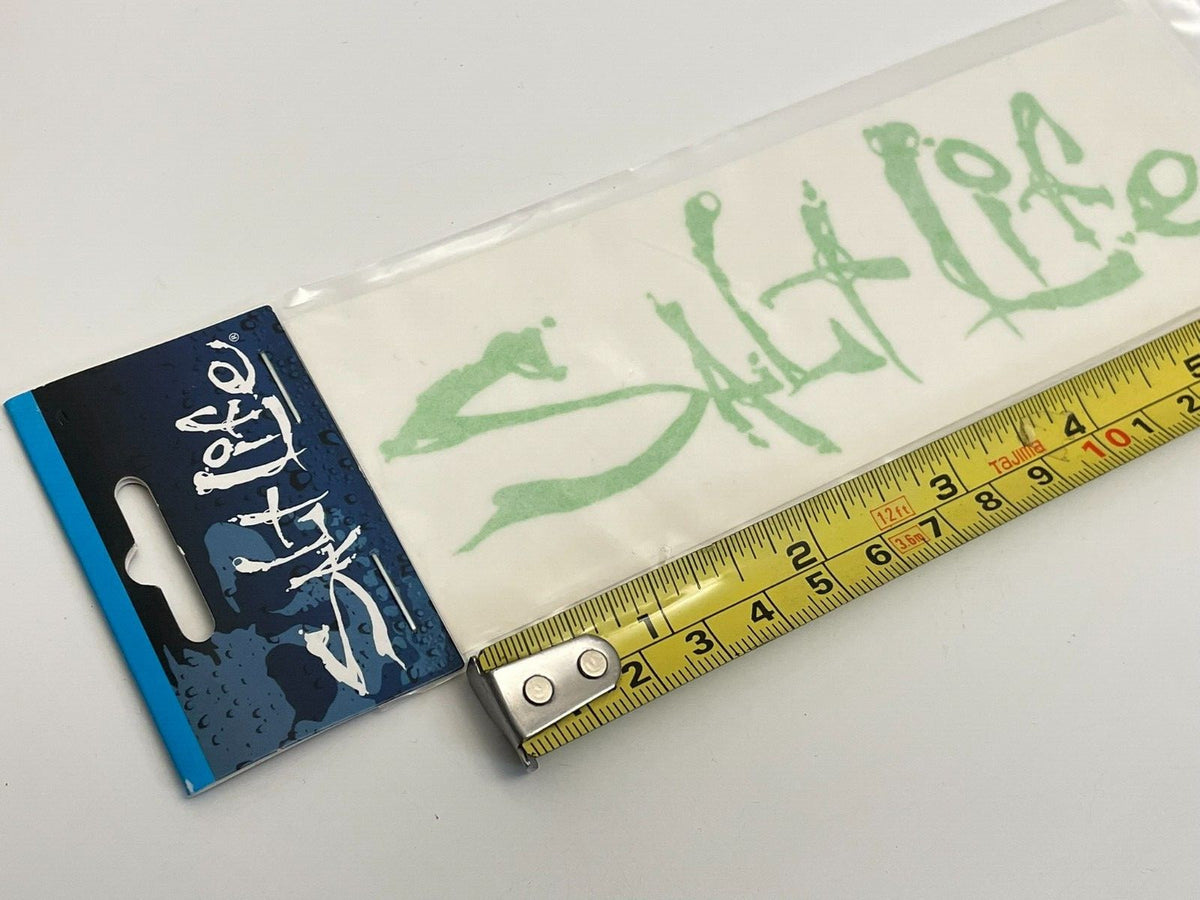 Salt Life Lime Vinyl Decal - 6.5 Inch Surface Mount Sticker for Vehicles & Boats