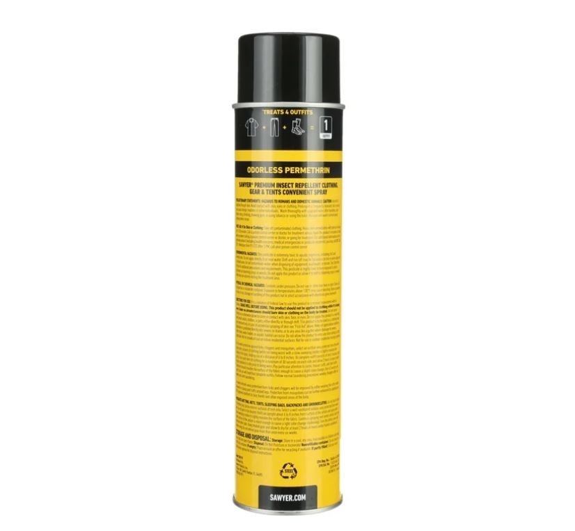 (2 Pack) Sawyer Permethrin Insect Repellent Spray for Clothing & Gear - Tick & Mosquito Barrier