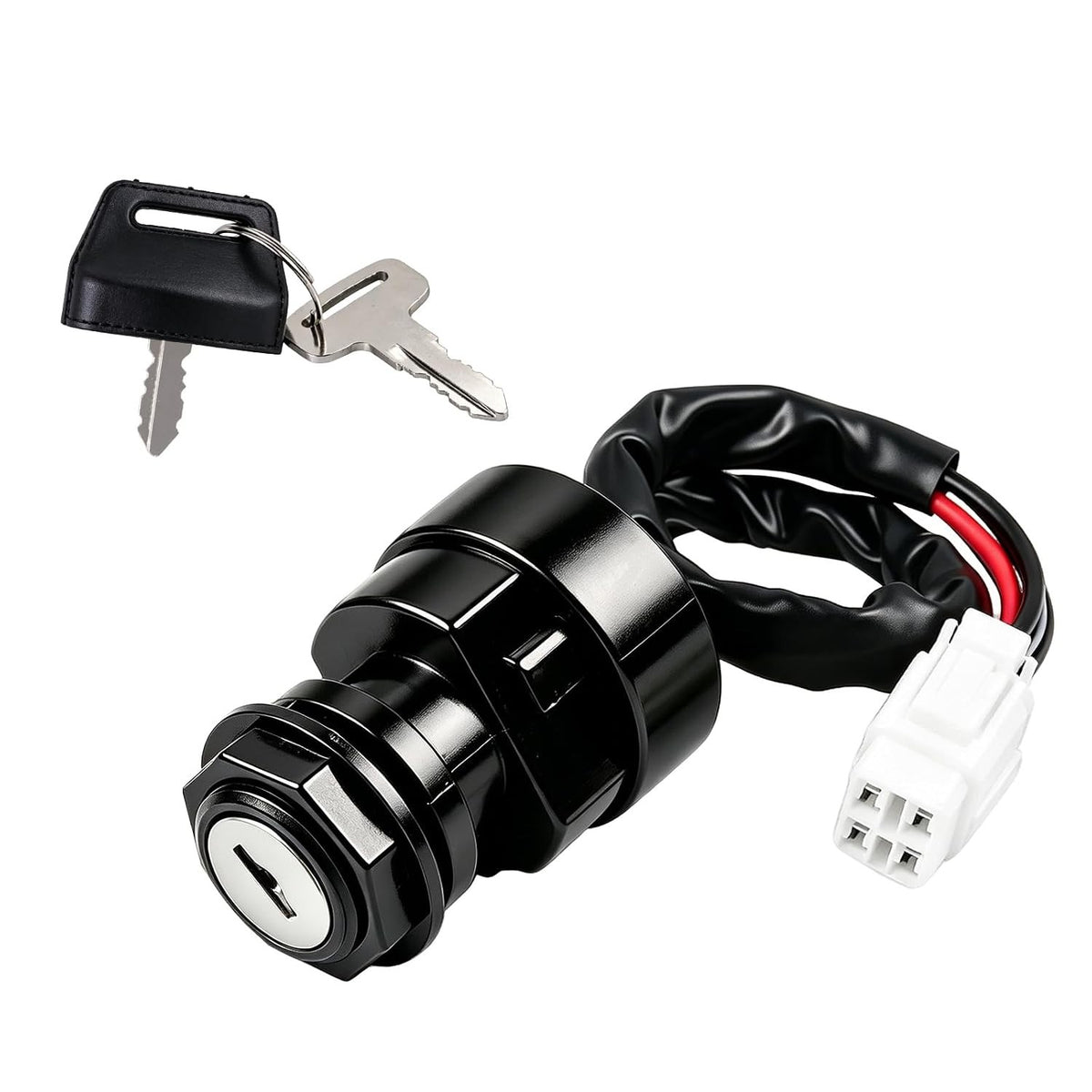 ATV Ignition Switch Assembly for Yamaha YFZ450 Kodiak 400 & 450 - Plug & Play