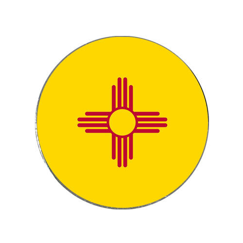 New Mexico State Flag Golf Ball Marker Waterproof Magnetic Green Accessory