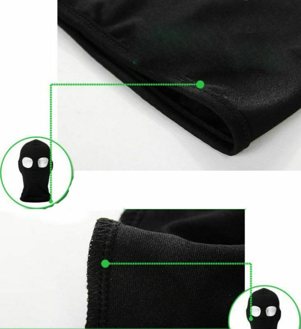 Unisex 1-2 Hole Balaclava Full Face Ski Mask UV Sun Wind Protection
