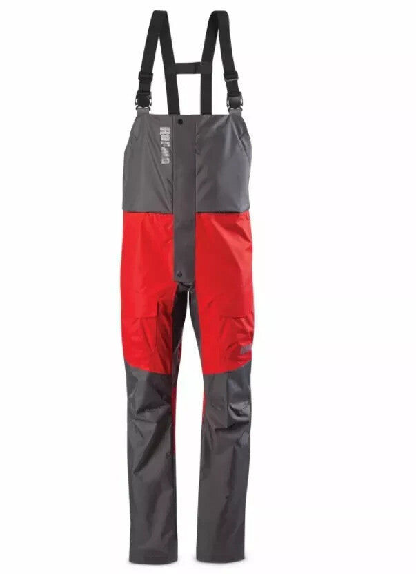 Rain Bibs for Fishing - Waterproof Outerwear with Suspenders, Large Size