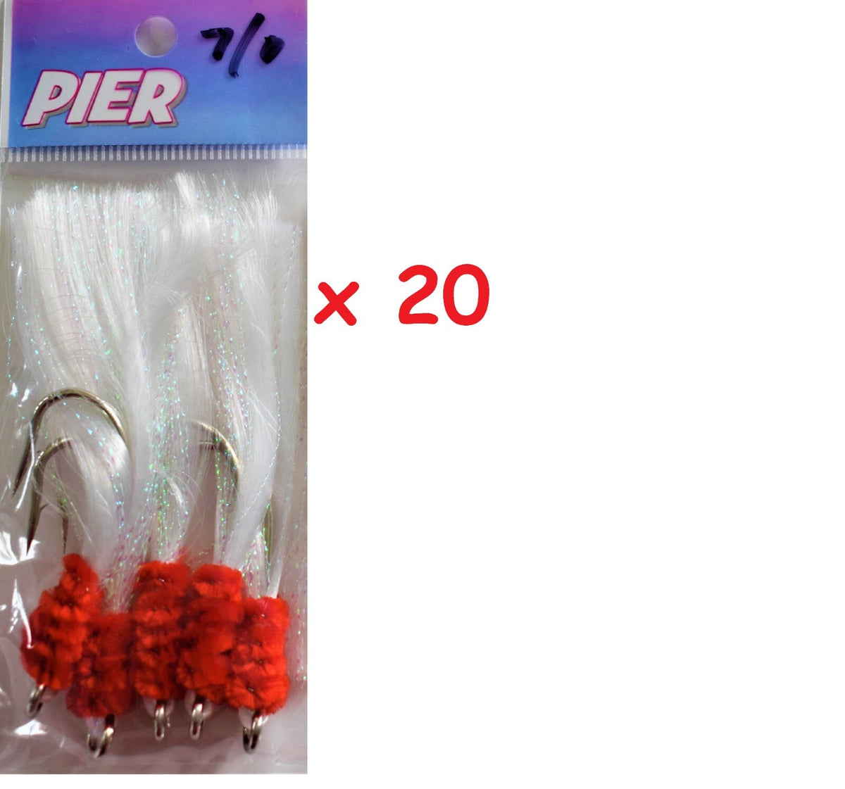 Fishing Shrimp Fly Rigs - Tied Hook Baits for Rockfish & Saltwater Fishing