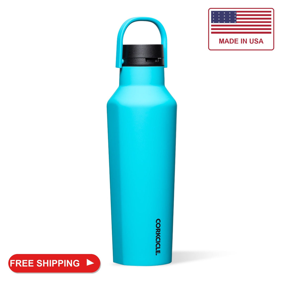 20 oz Insulated Stainless Steel Water Bottle - Triple Wall Cooler