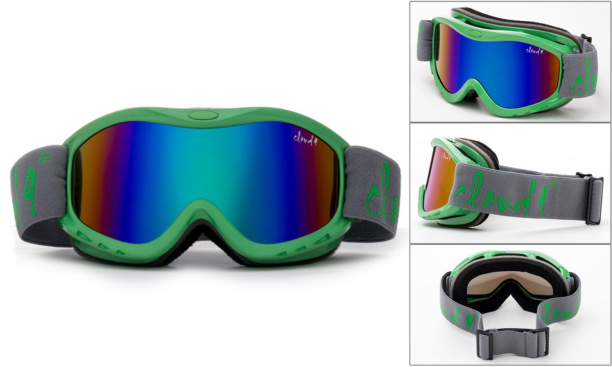 Kids Snow Ski Goggles Dual Lens Youth Ski Goggle with Pouch - Multiple Colors