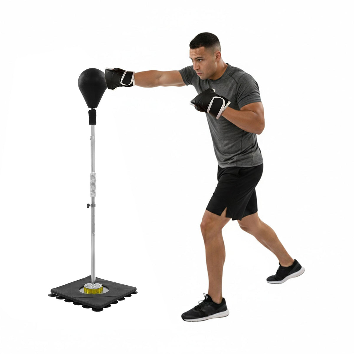 Adjustable Punching Bag with Suction Cups for Boxing & Training