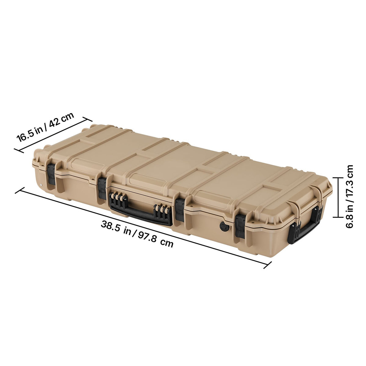 Waterproof Rifle Case with Foam Interior | IP67 Dustproof & TSA Approved