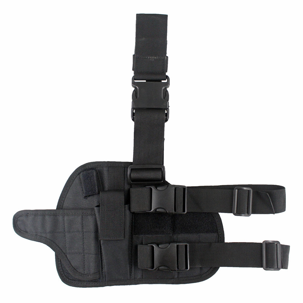 Tactical Drop Leg Holster for Pistol Adjustable Thigh Gun Holster Black