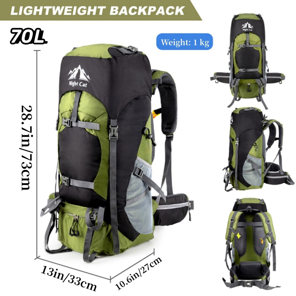 Large Tactical Backpack Rucksack for Camping Hiking Travel 70L/90L