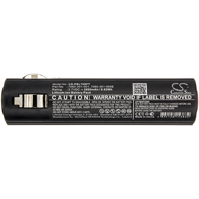 Rechargeable 9.62Wh 2600mAh Lithium Battery for Pelican 7060 7069