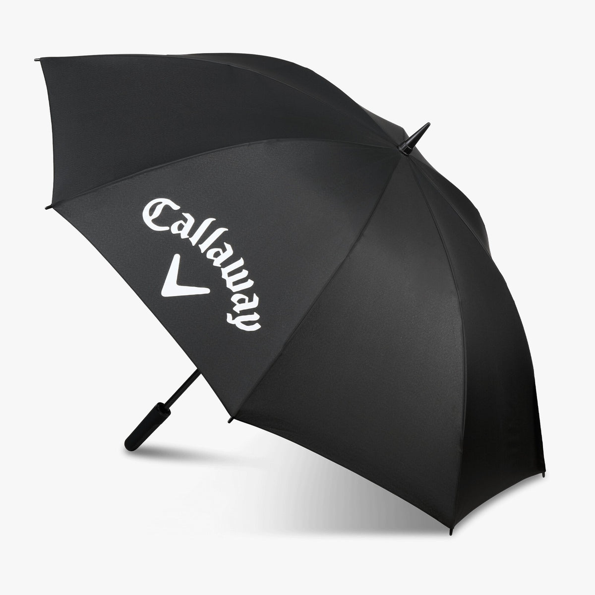 Callaway 60-Inch Single Canopy Logo Umbrella Black - Golf & Rain Protection