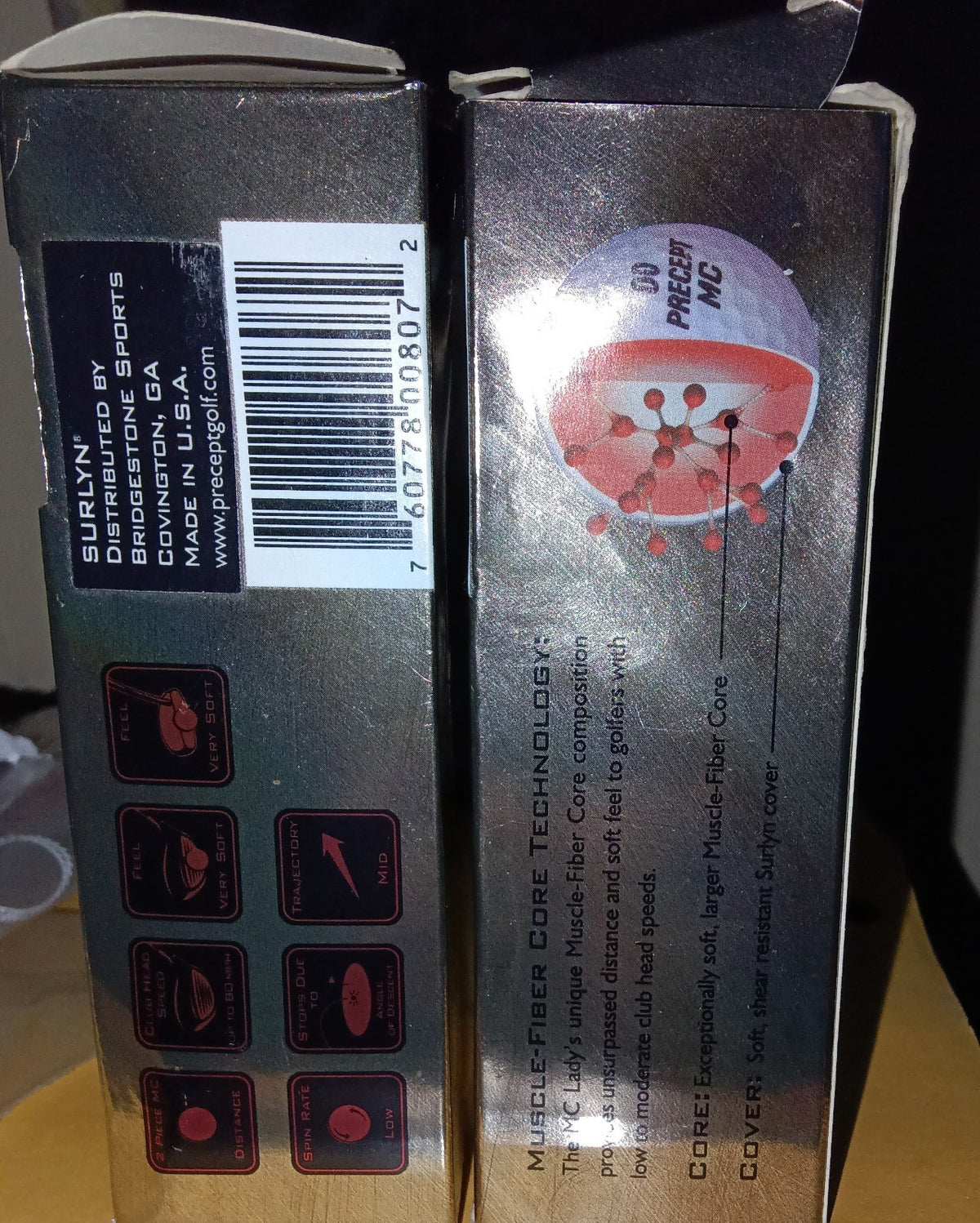 Precept MC Lady Golf Balls 00's & 10's - 6 Pack New Condition