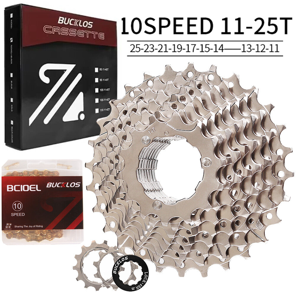 Bike Cassette and Chain Set for Shimano SRAM 8-12 Speed, 11-52T